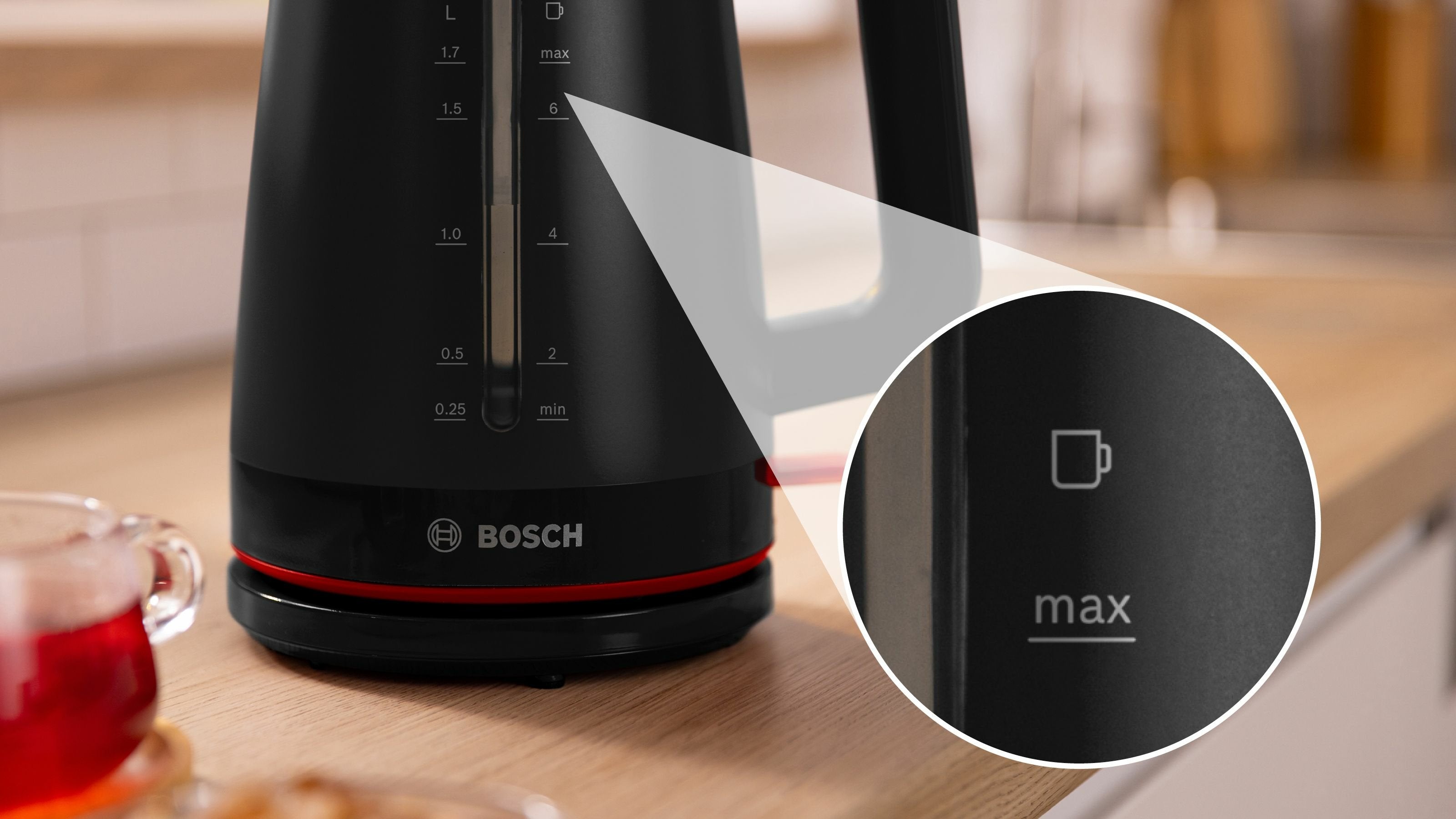 Hervidor Bosch Home Twk3m123 De Agua Negro