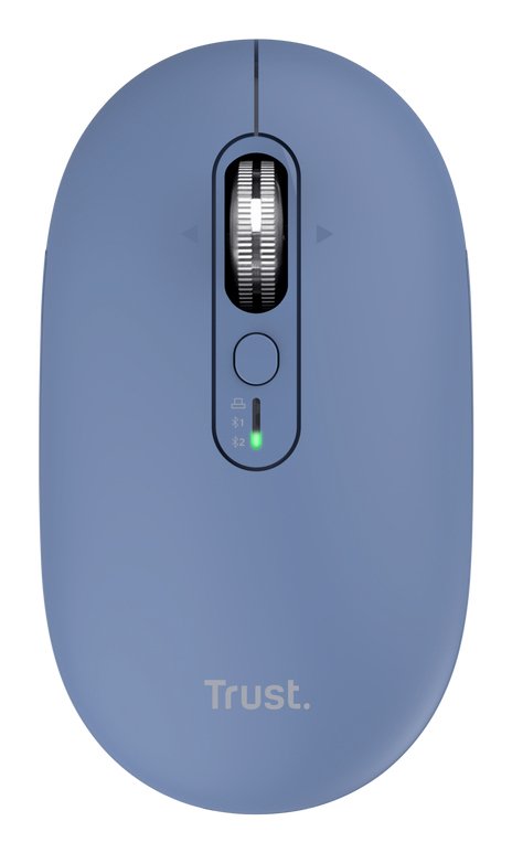 Raton Optico Wireless Fino Seron Azul Trust Hasta 3200 Dpi / Inalámbrico