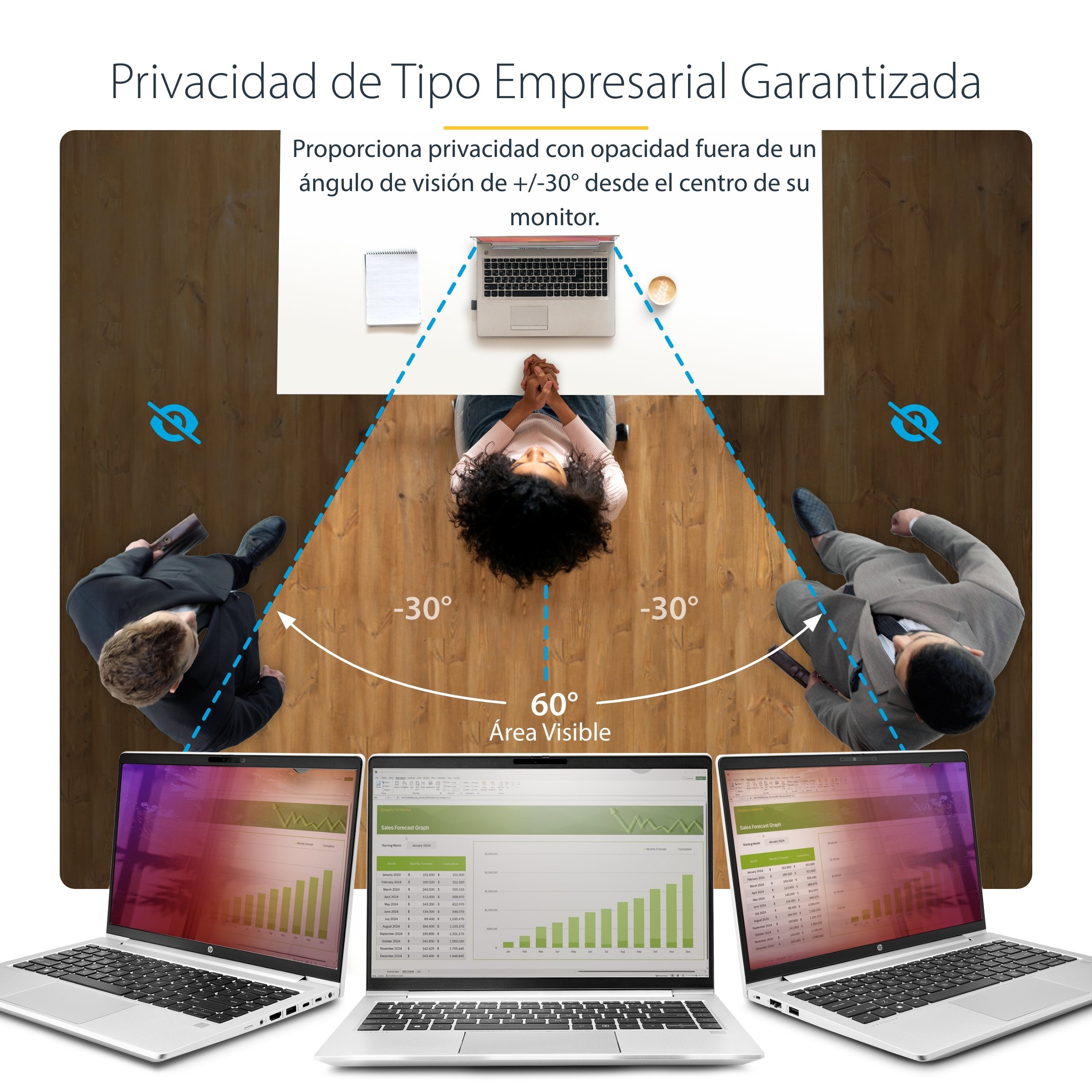 EAN 65030901970 - StarTech.com 14G-PRIVACY-SCREEN filtro para monitor 35,6 cm (14") Portátil Filtro de privacidad para pantal imagen 8