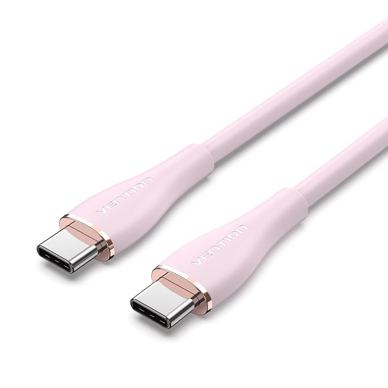 Cable Usb 2.0 Tipo-C Vention Tawpg Usb Tipo-C Macho Usb Tipo-C Macho 1.5m Rosa