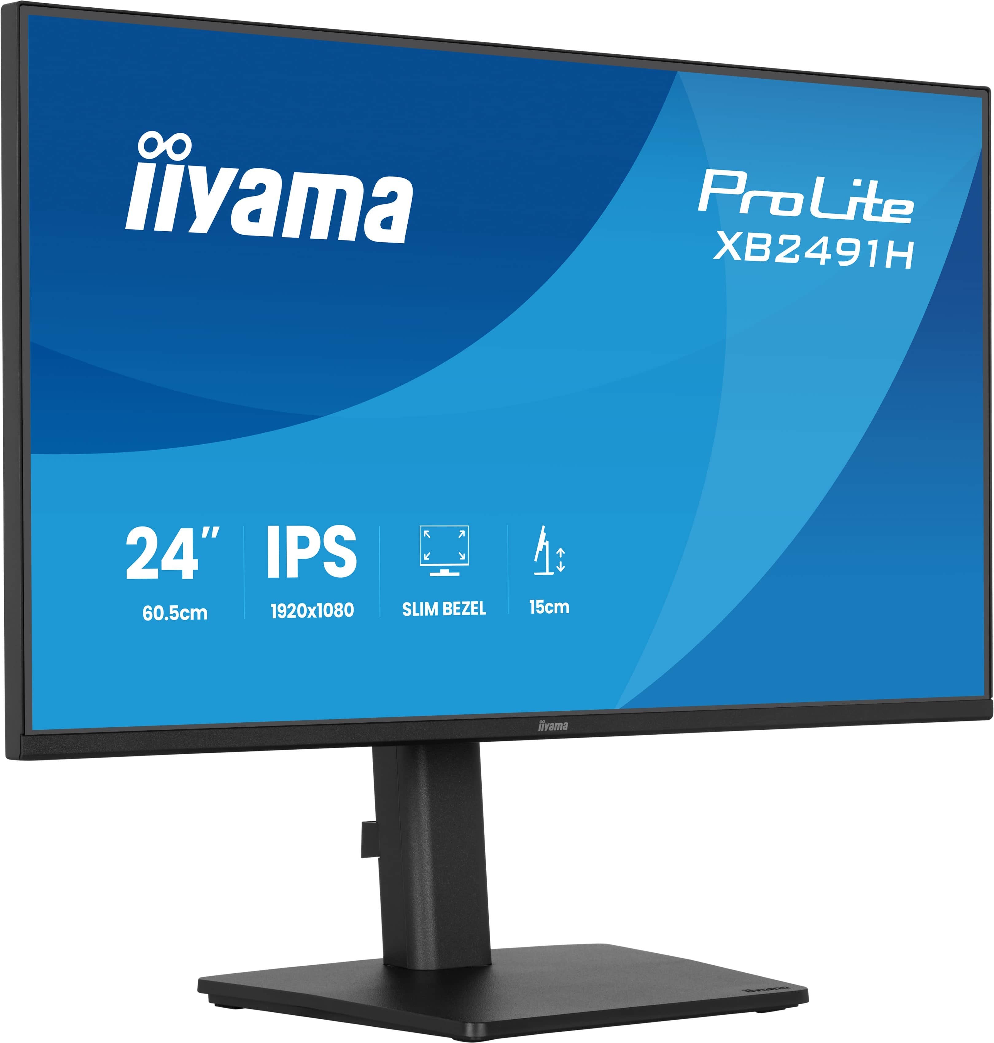 Monitor Iiyama 23,8" Xb2491h-B1 16:9 Hdmi+Dp Ips