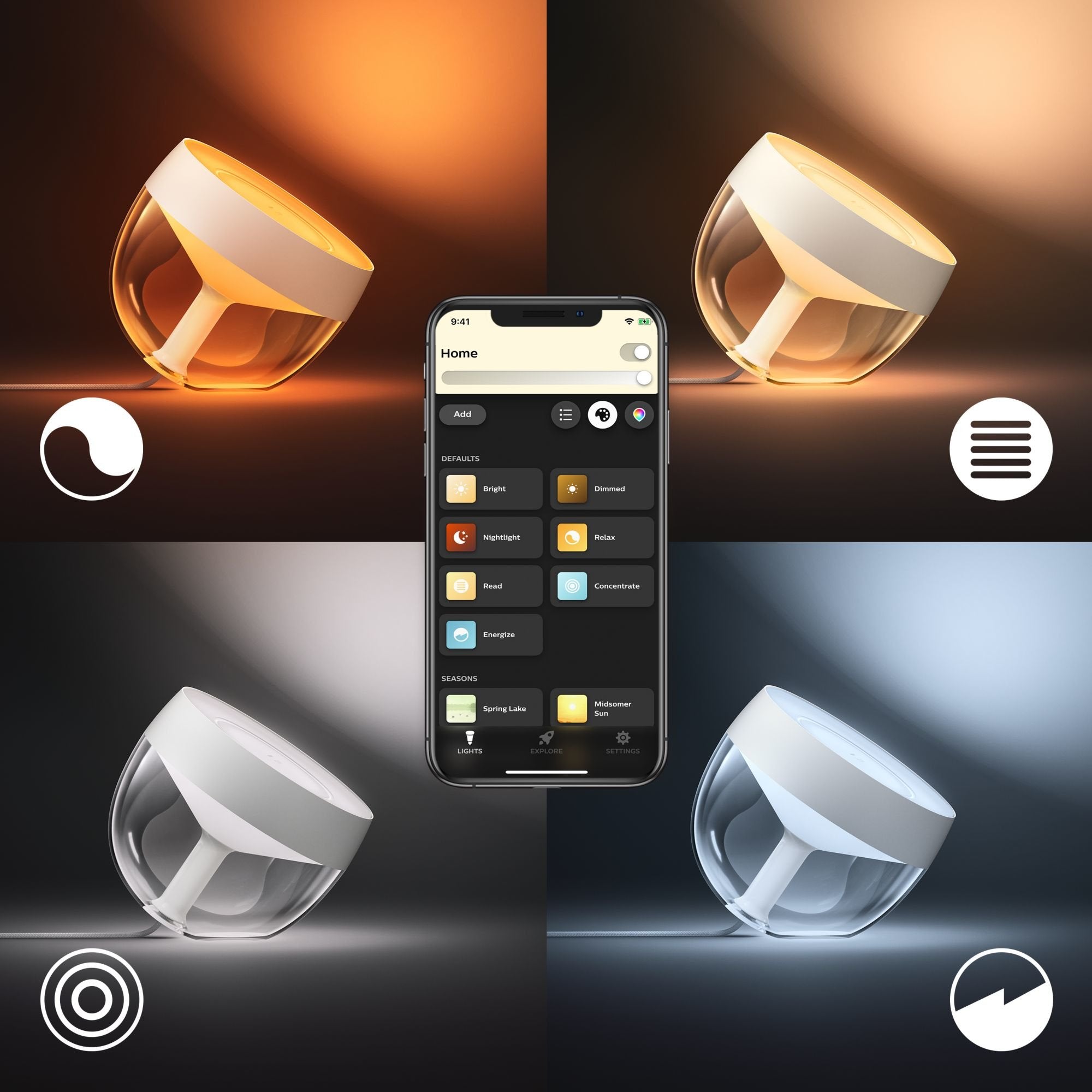 EAN 8719514264465 - Philips Hue White and Color ambiance 8719514264465 iluminación inteligente Lámpara de mesa inteligente Bl imagen 11