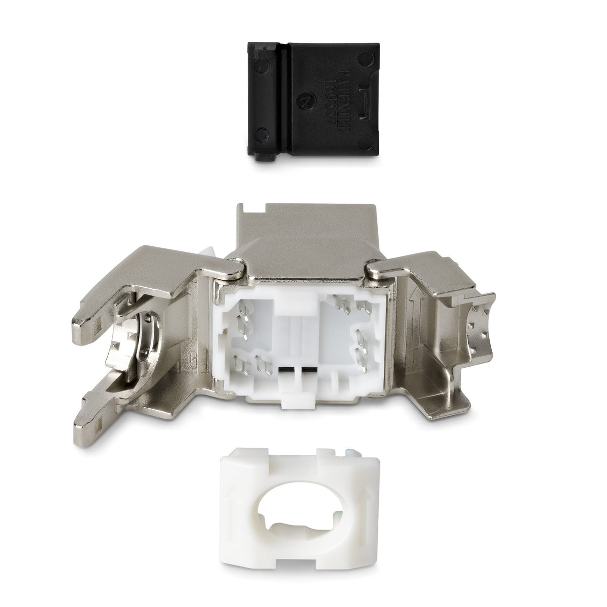 Startech.Com Cat8 Keystone Jack Módulo, Pack De 6 Rj45 Ethernet Keystone Conector Hembra, Utp Cat8 Wandbuchse, 180 Grad, Sin Herramientas, Plano, Plateado, Rj-45, Conector Hembra, Conector Hembra, 25/40gbase-T