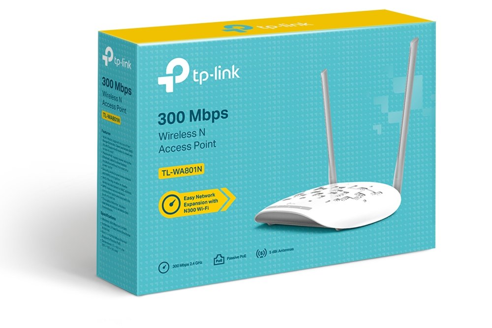 Tp-Link Tl-Wa801n Punto De Acceso Inalámbrico A 300 Mbps