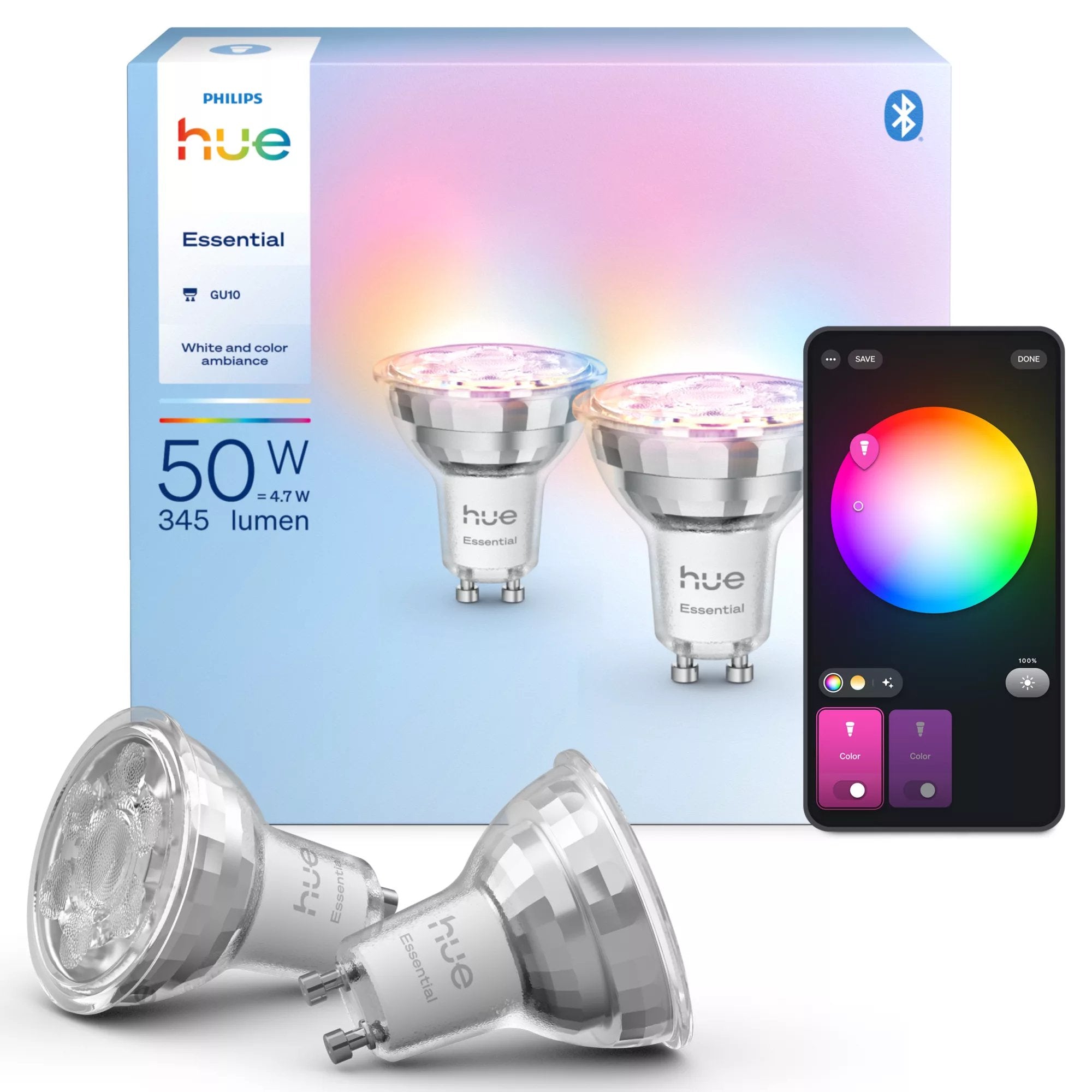 EAN 8720169392489 - Philips Hue White and Color ambiance 8720169392489 iluminación inteligente Bombilla inteligente Bluetooth imagen 3