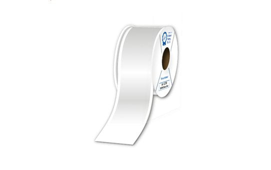 Caja De 1 Rollo Continuo De Etiqueta De Vinilo Blanca De 100mm De Ancho Y 30m De Largo