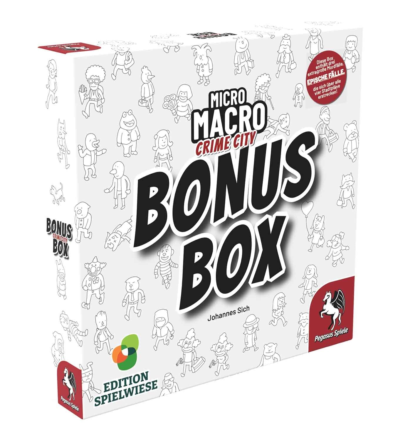 Pegasus Micromacro: Crime City - Bonus Box, Extensión Del Juego De Mesa 59065g