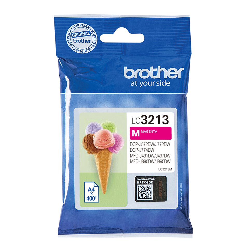 EAN 4977766762274 - Brother LC3213M cartucho de tinta 1 pieza(s) Original Alto rendimiento (XL) Magenta imagen 1