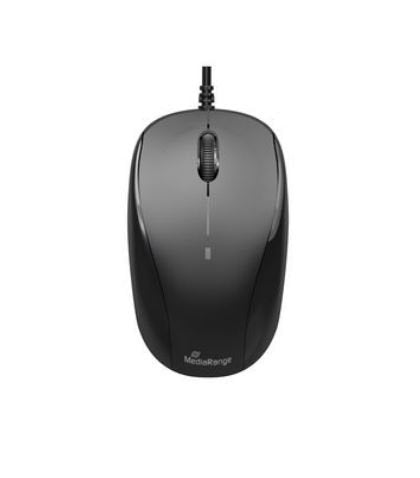 Mediarange Raton Usb 2.0 3 Botones, Negro