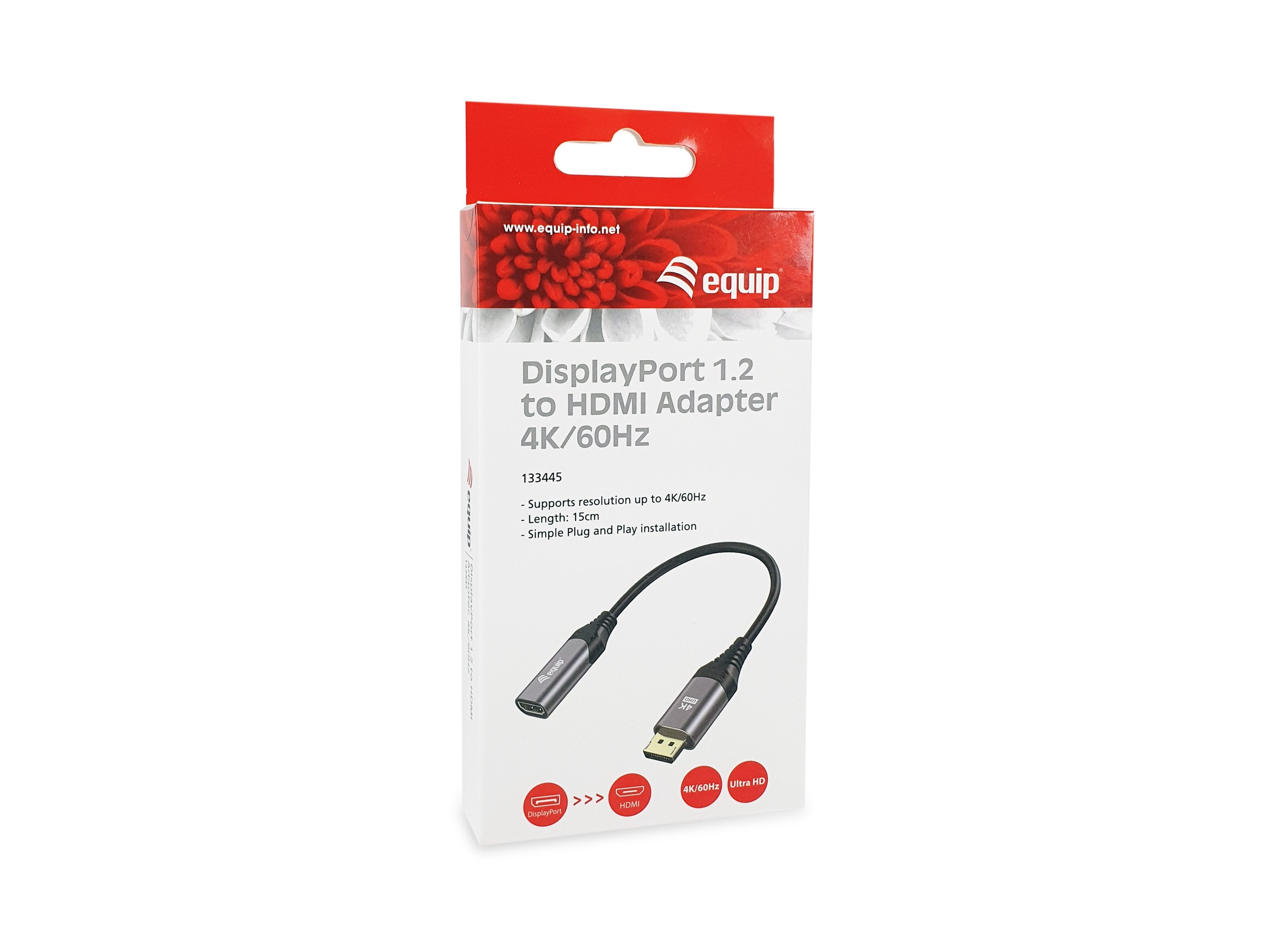 EAN 4015867230022 - Equip 133445 adaptador de cable de vídeo 0,15 m Negro, Gris imagen 6