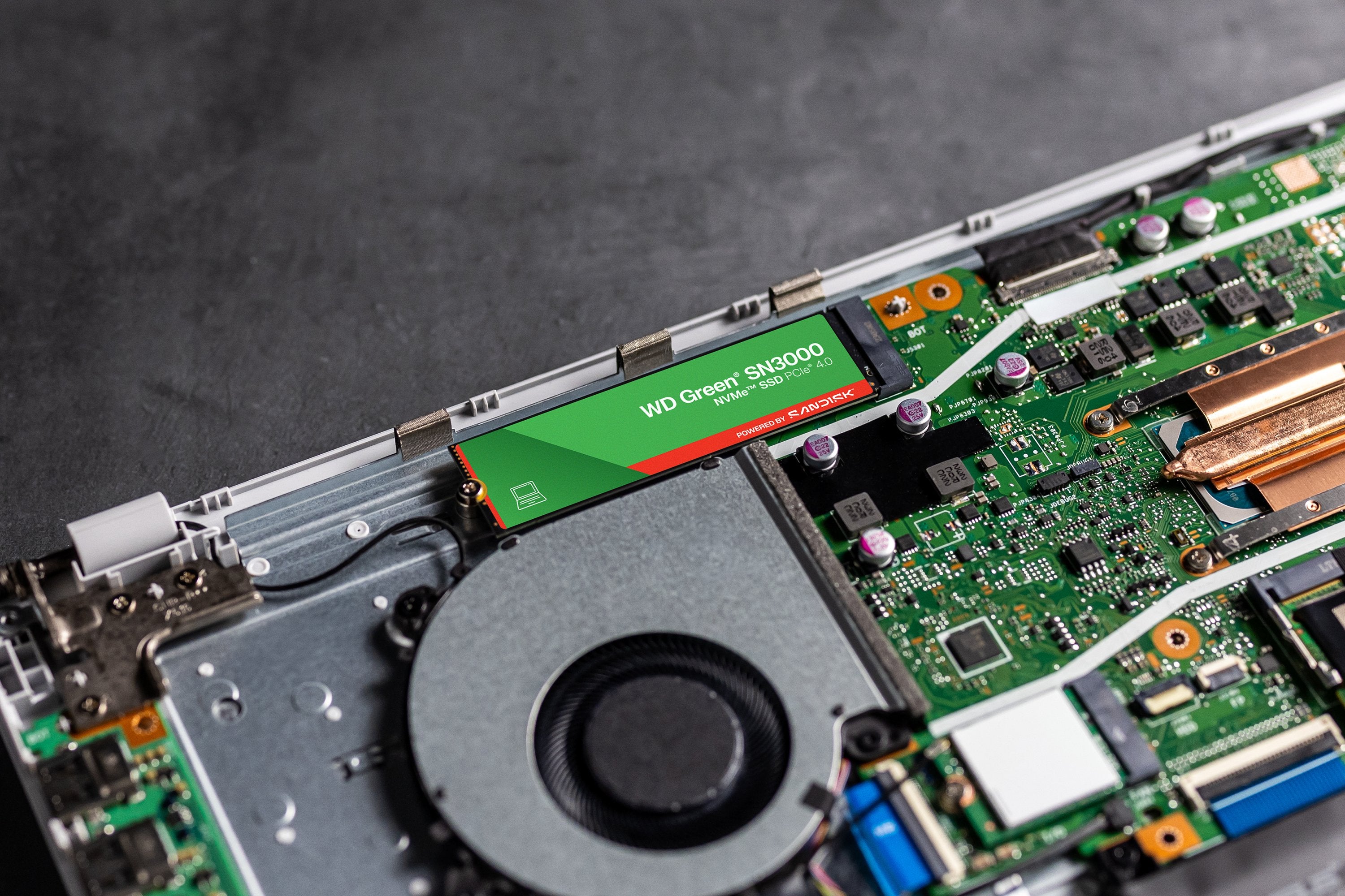 EAN 0718037904634 - SanDisk Green WD SN3000 NVMe 500 GB M.2 PCI Express 4.0 QLC 3D NAND imagen 9