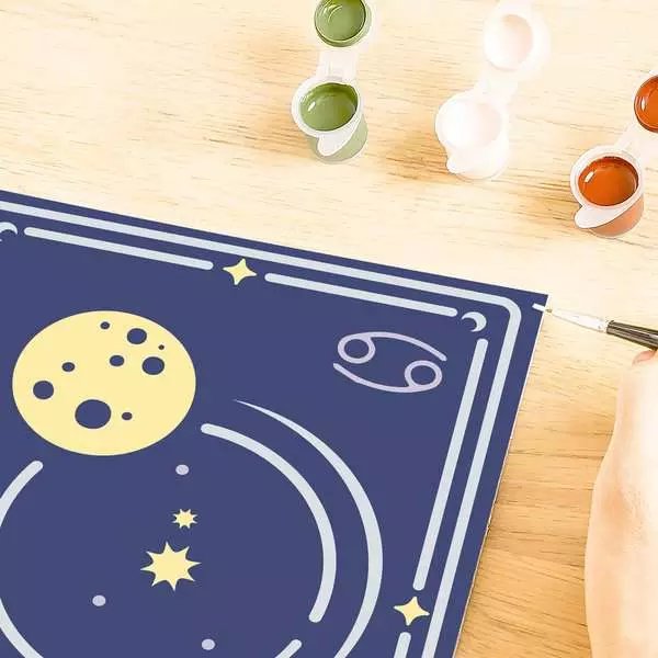 Ravensburger Creart - Signo Del Zodíaco Cáncer, Pintura 23733