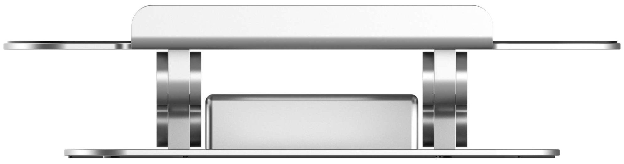 Soporte De Mesa Rapoo Ucs-5001 Para Portátil Con Docking Usb-C 1xhdmi 1 Rj45 Gb 2xusb 3.0 2 Usb-C Color Plata