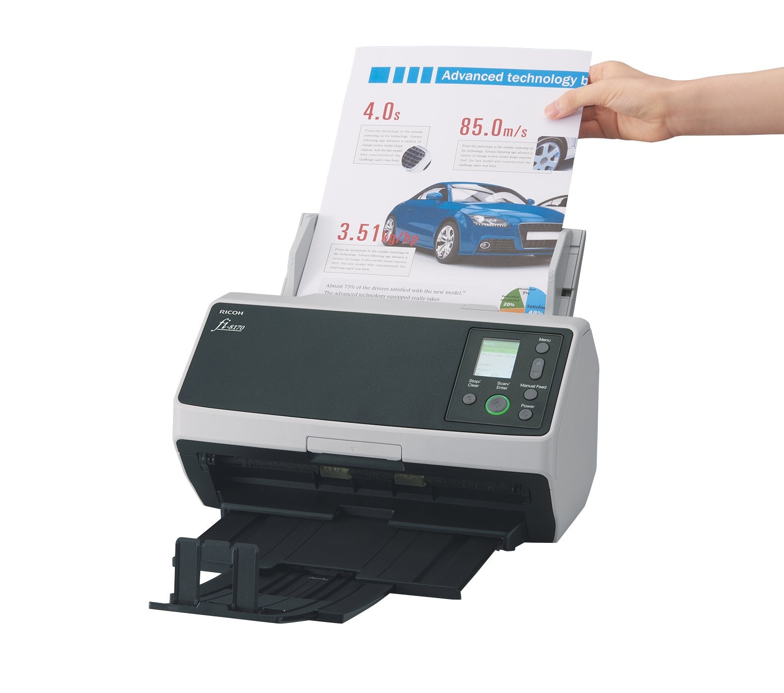 EAN 4939761312106 - Ricoh fi-8170 Alimentador automático de documentos (ADF) + escáner de alimentación manual 600 x 600 DPI A imagen 5
