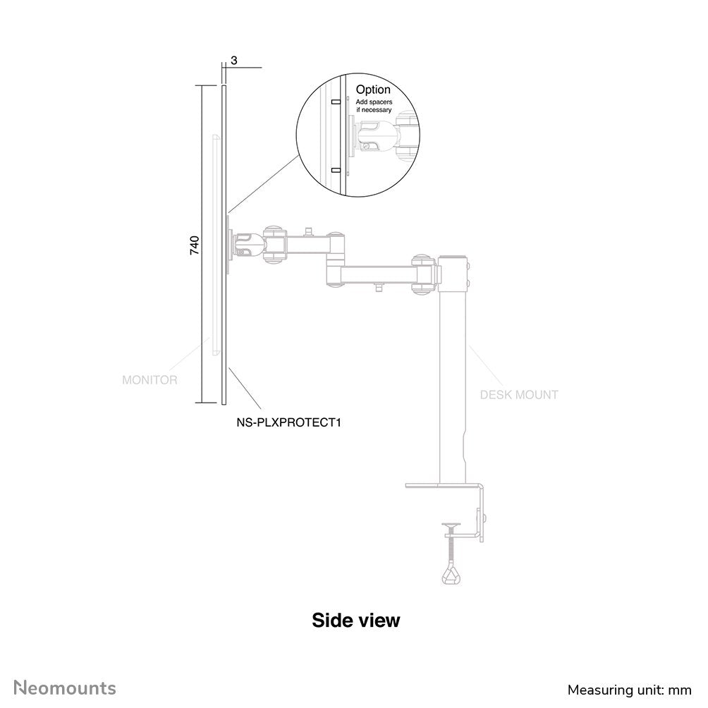 EAN 8717371448219 - Neomounts NS-PLXPROTECT1 mampara de protección 1 pieza(s) imagen 17