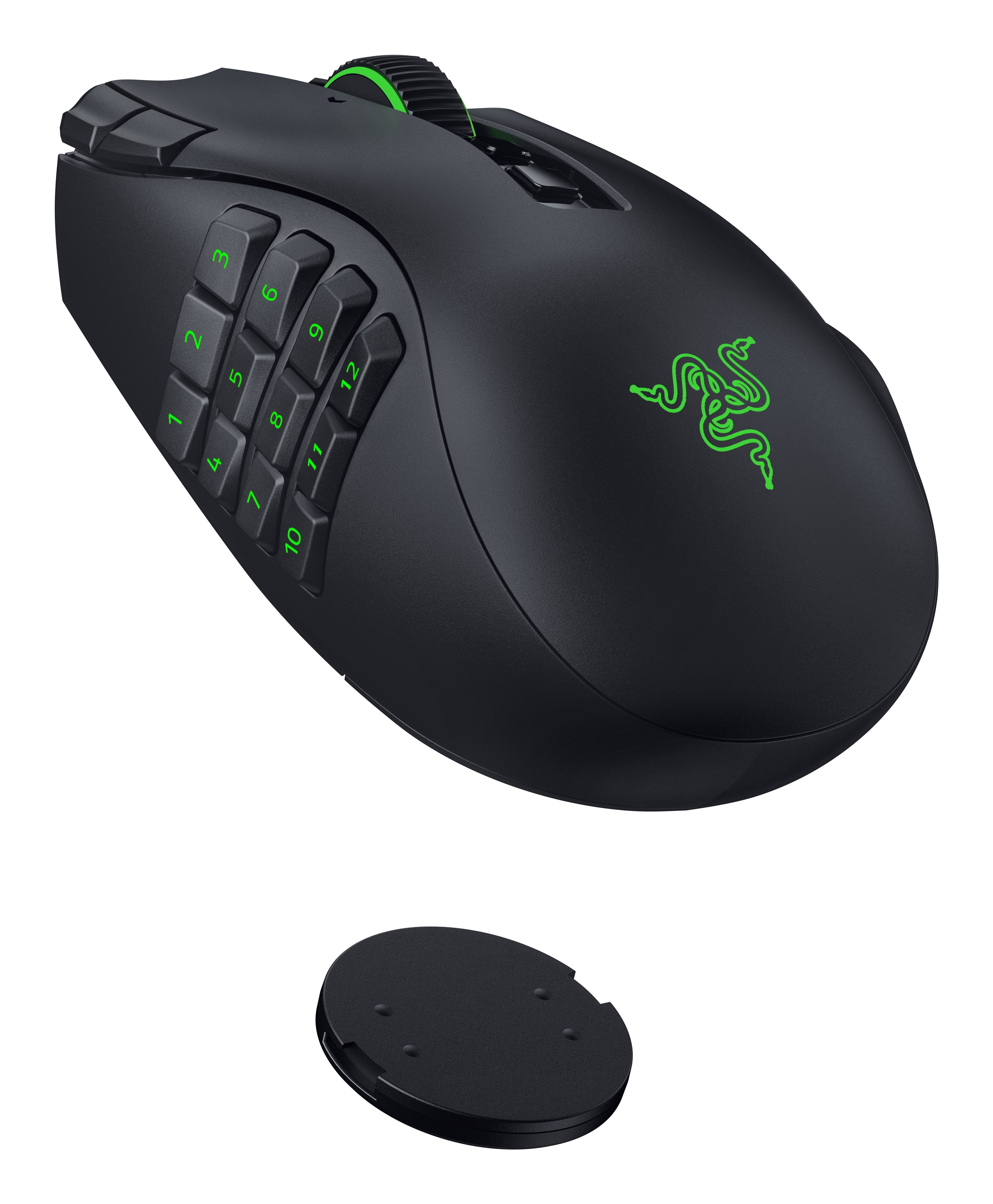 Razer Naga V3 Pro Ratón Juego Mano Derecha Rf Wireless + Bluetooth + Usb Type-C Óptico 50000 Dpi