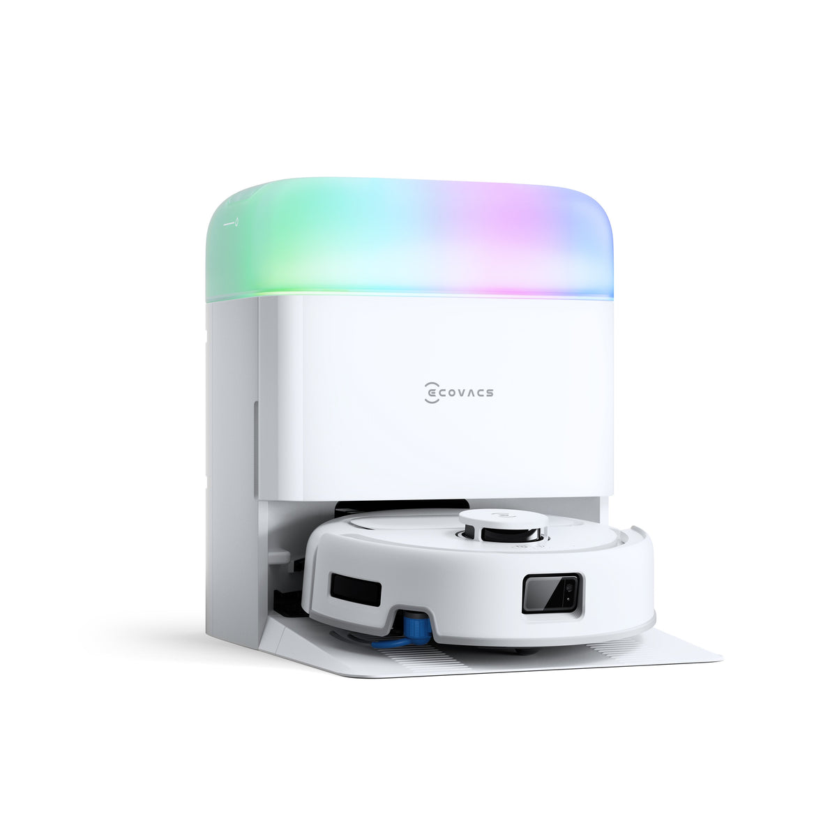 Ecovacs Deebot Mini 2 Vacuum Cleaner,Robot,Wet&Dry,Compact Design,White+Auto-Empty Station