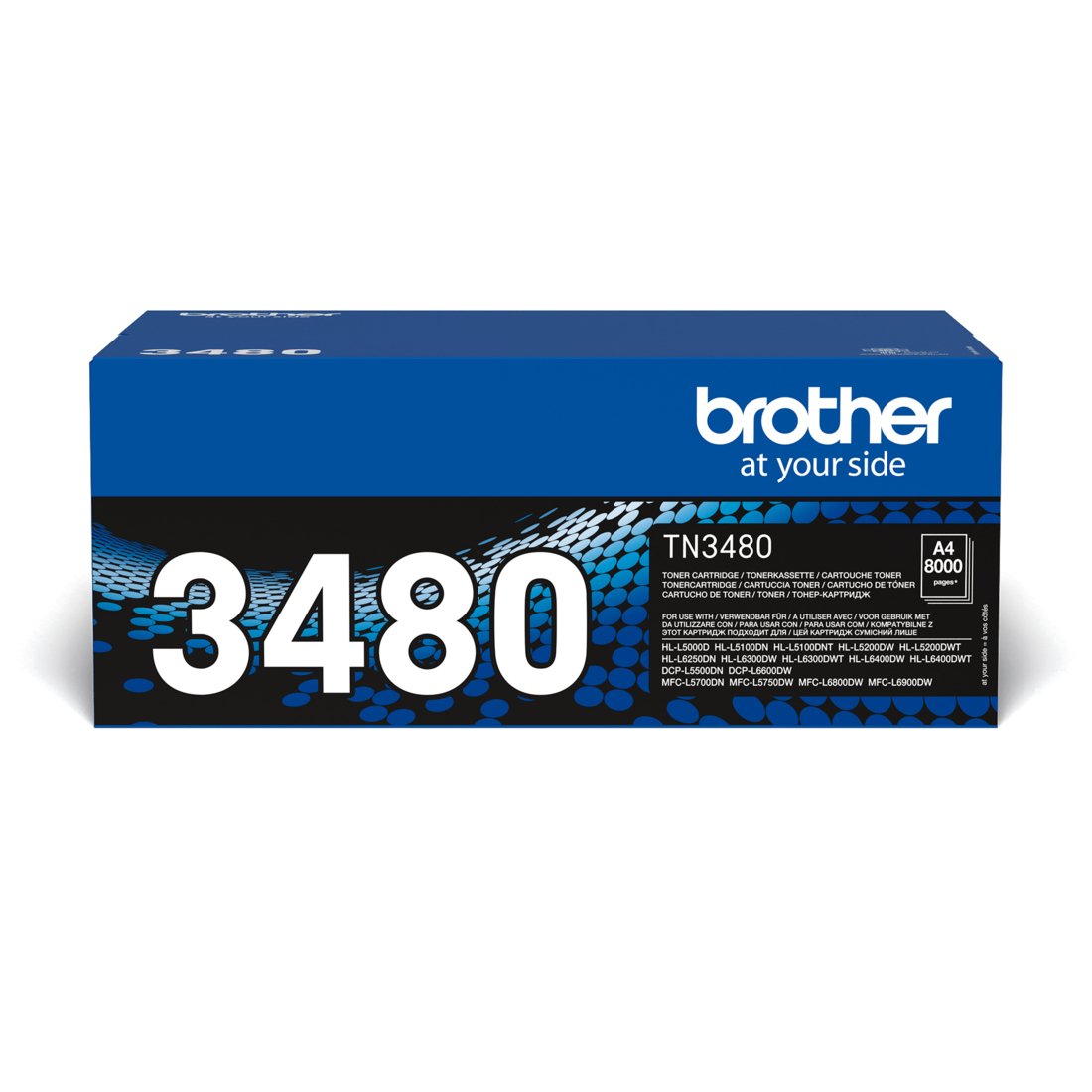 EAN 4977766755658 - Brother TN-3480 cartucho de tóner 1 pieza(s) Original Negro imagen 1