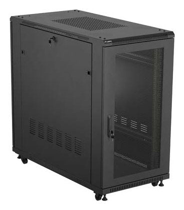 EAN 5901969447194 - Lanberg FF01-6222-23B armario rack 22U Rack o bastidor independiente Negro imagen 3