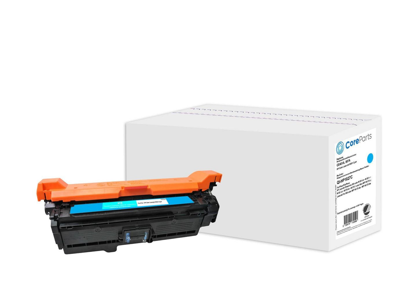 EAN 5704174132592 - CoreParts QI-HP1027C cartucho de tóner 1 pieza(s) Compatible Amarillo imagen 1