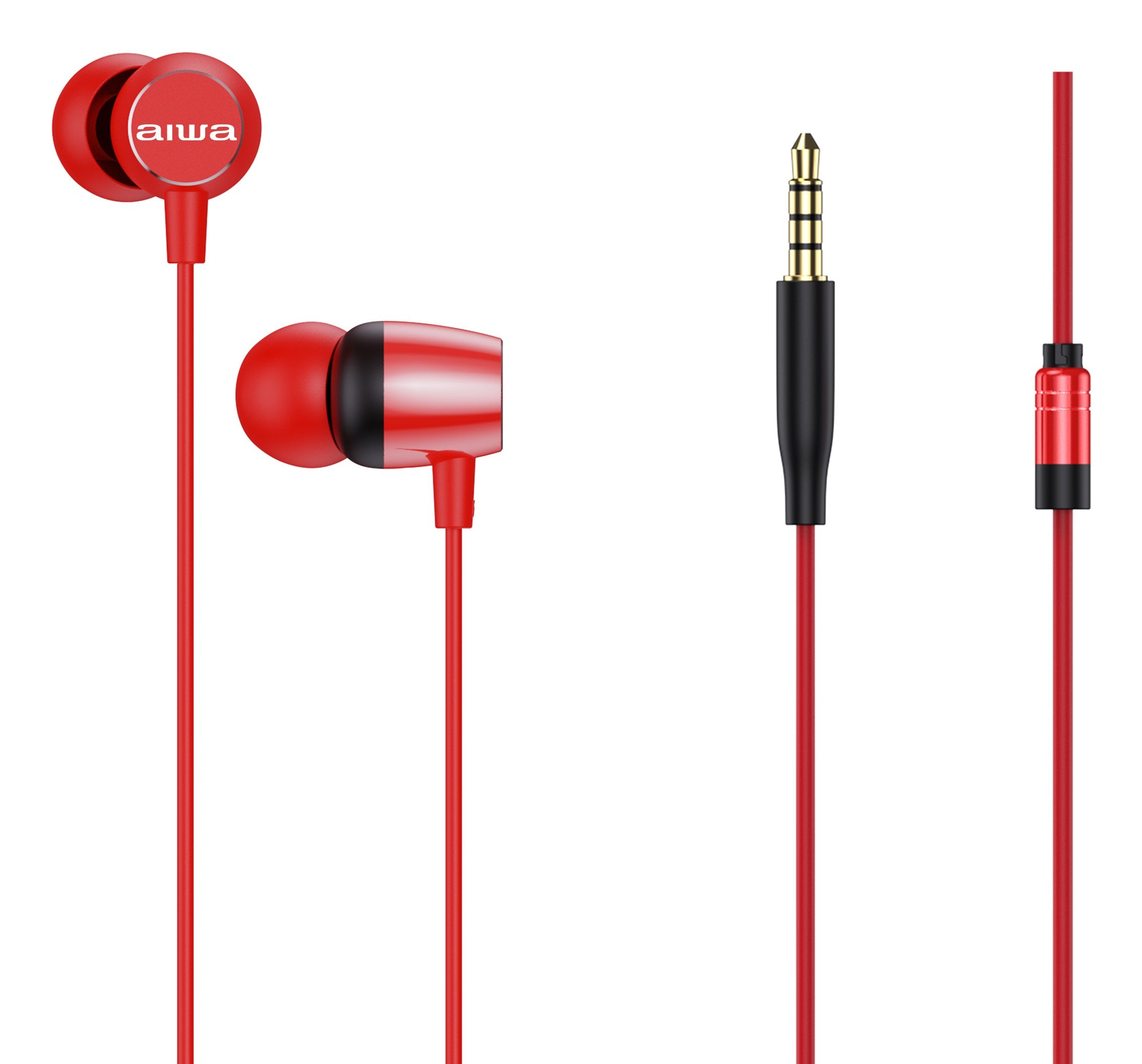 EAN 8435256810714 - Aiwa ESTM-20RD auricular y casco Auriculares Alámbrico Dentro de oído Llamadas/Música/Deporte/Uso diario imagen 1