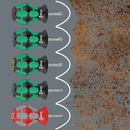 Wera Kraftform Plus - Serie 300 335 - Stubby/Vergaser-Destornillador