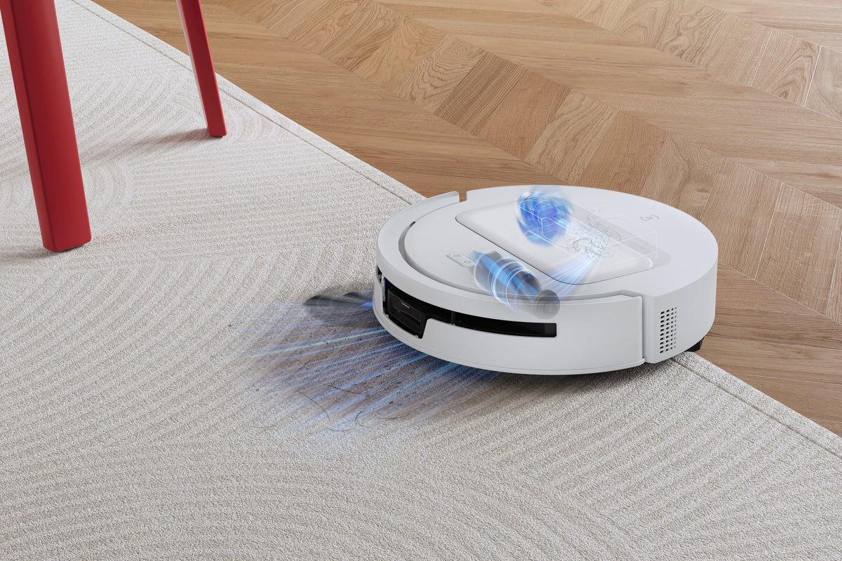 Ecovacs Deebot T90 Max Omni Vacuum Cleaner,Robot,Wet&Dry,30000pa,Truedge 3.0,Zerotangle 4.0,Ozmo Roller 3.0,White+Omni Auto-Empty Station