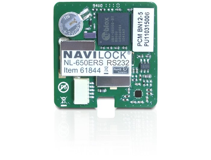 Navilock Nl-650ers Módulo Receptor Gps De Serie 50 Canales Marrón, Blanco De Serie, -160 Dbmw, 50 Canales, U-Blox 6, L1, 1575,42 Mhz