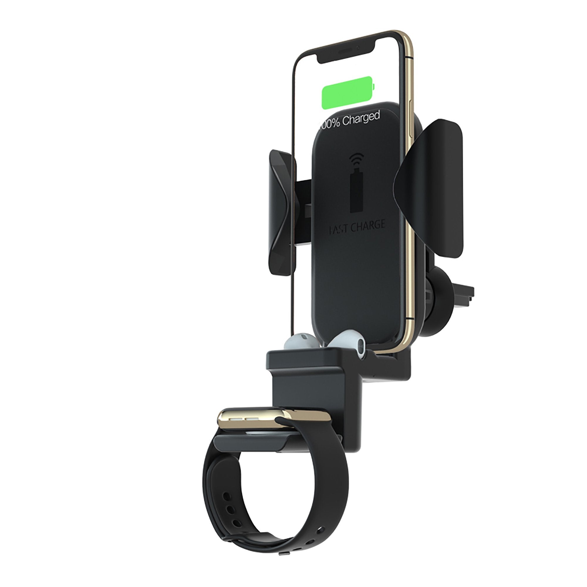 EAN 4040895006844 - Terratec ChargeAir All Car Soporte activo para teléfono móvil Teléfono móvil/smartphone, Reloj inteligent imagen 2