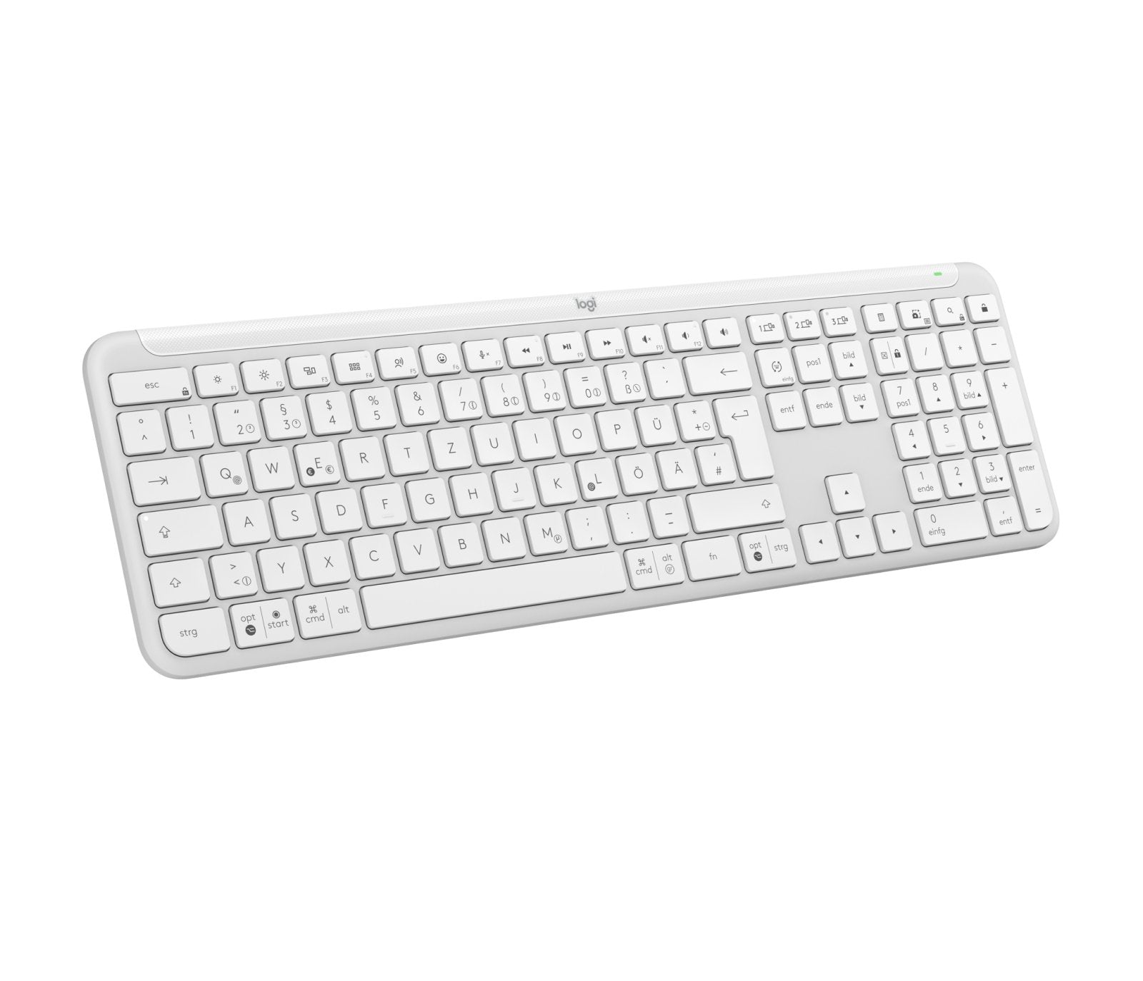 EAN 5099206118744 - Logitech 920-012452 teclado Oficina RF Wireless + Bluetooth QWERTZ Alemán Blanco imagen 3