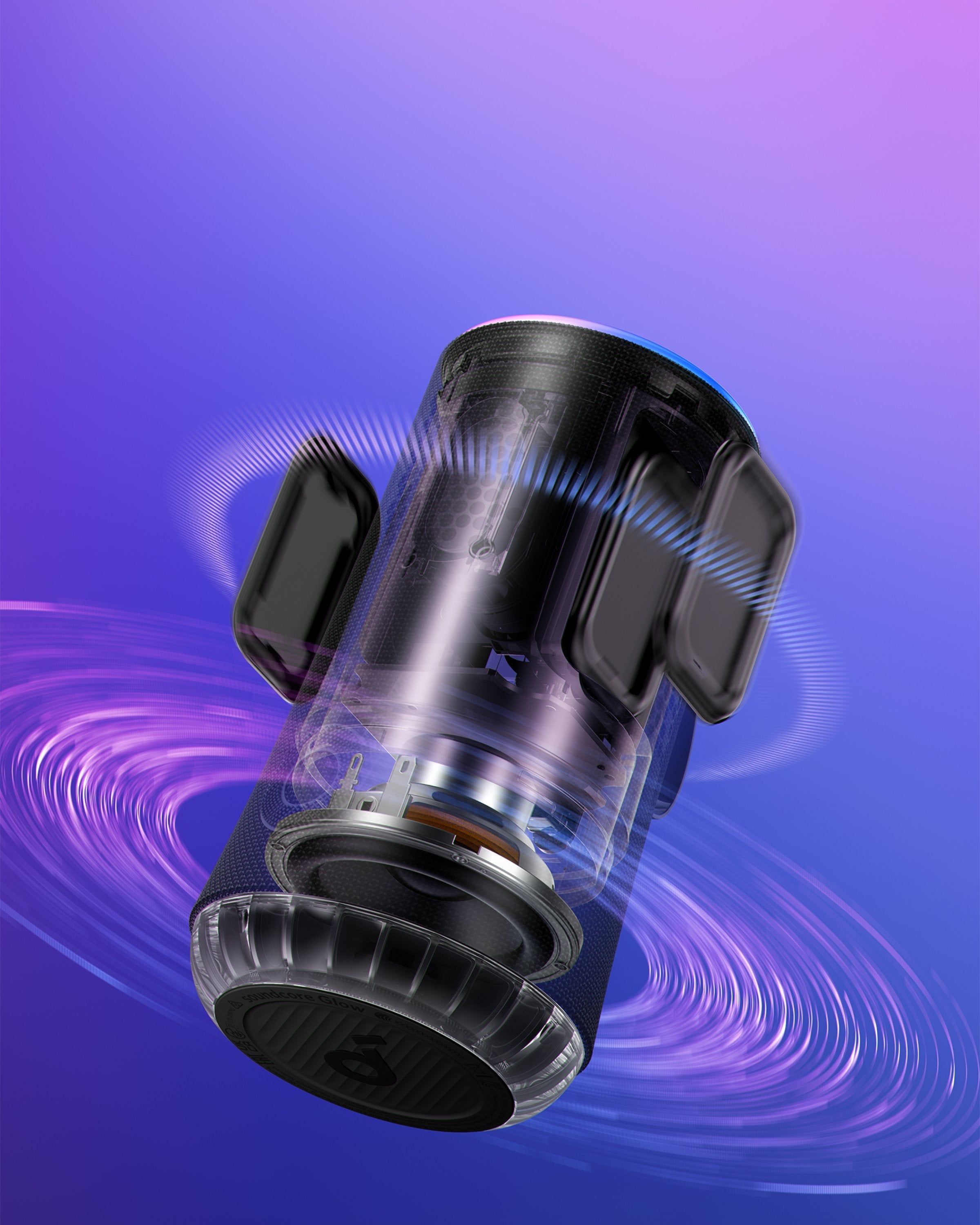 Altavoz Soundcore Glow Portátil Bt, Negro