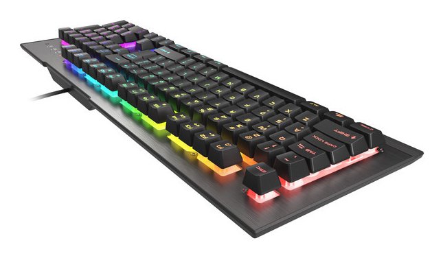 Teclado Gaming Genesis Rhod 500 Rgb Retroiluminado Layout Español