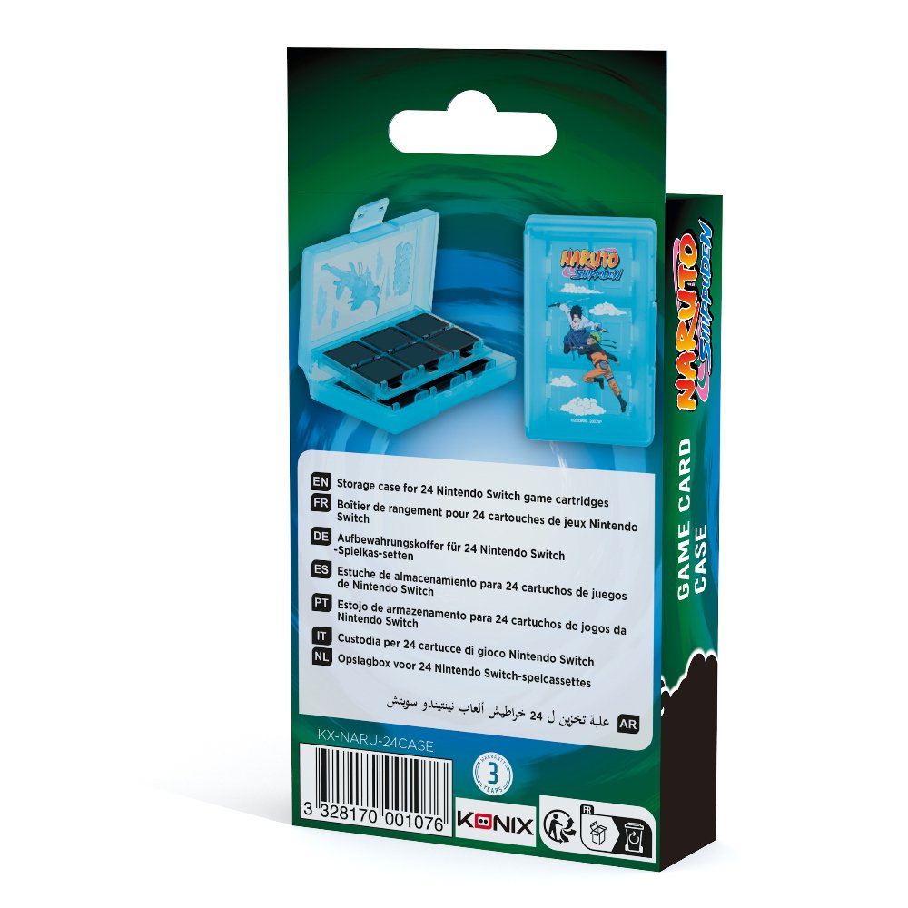 EAN 3328170001076 - Konix Naruto 80389000003 accesorio y piza de videoconsola Estuche de cartuchos imagen 2