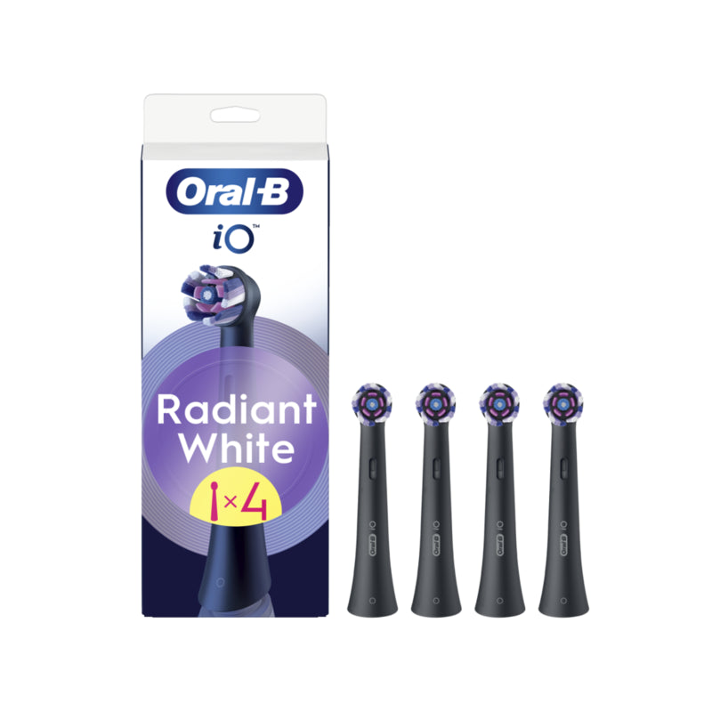 Cabezales Reemplazables Para Cepillo De Dientes Blanqueador Oral-B Io, Paquete De 4, Color Negro