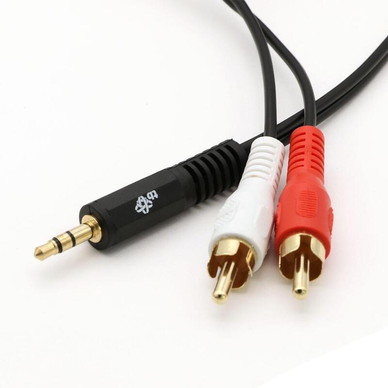 Cable 3,5mm Mini Jack - 2x Rca M/M (Chinch) 1,5m