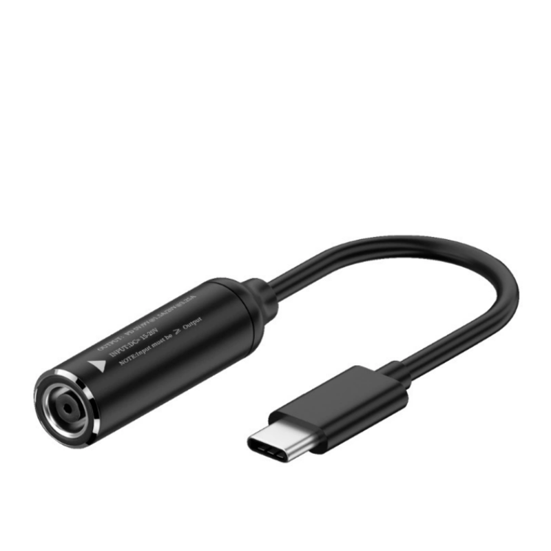 Cable Adaptador Para Cargador Hp,Dell De 7.4mm * 5.0mm A Usb-C 0.15 M Negro