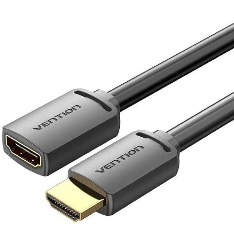 Cable Alargador Hdmi 4k Vention Ahcbf Hdmi Macho Hdmi Hembra 50cm Negro