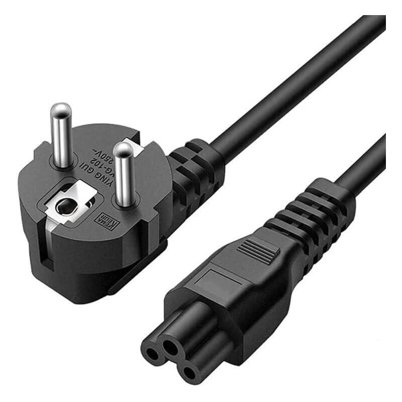 Cable Alimentacion Trebol C5 1.8 M Eu Negro