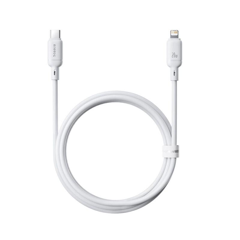 Cable Baseus Silky Series Charging Type-C Auf Ip 20w 1m White
