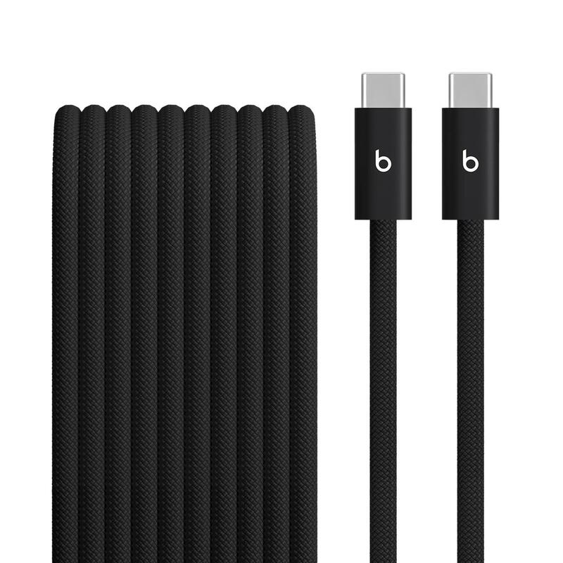 Cable Beats 240w Usb-C To Usb-C Braided (3 M / 10 Ft) - Bolt Black
