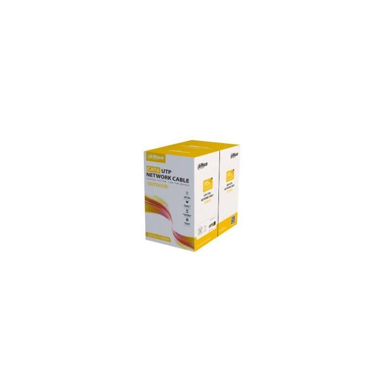 Cable Cat6 Utp 305m Black/Pfm920-6un Dahua