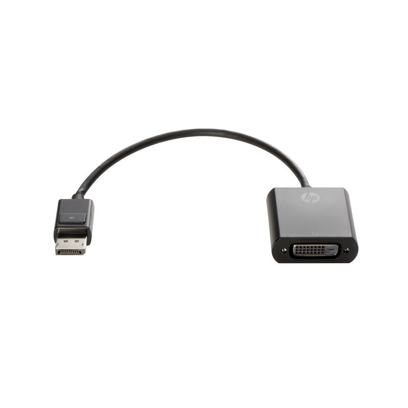 Cable Conversor Hp Fh973aa Displayport Macho Dvi-D Hembra 19cm Negro