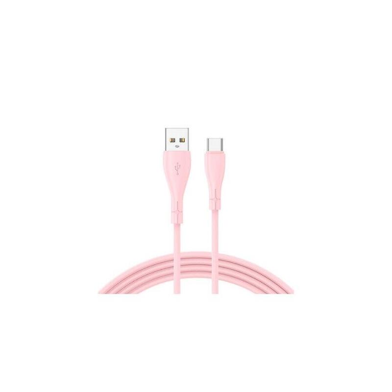 Cable Cool Usb A Usb-C 1m Nylon Pink