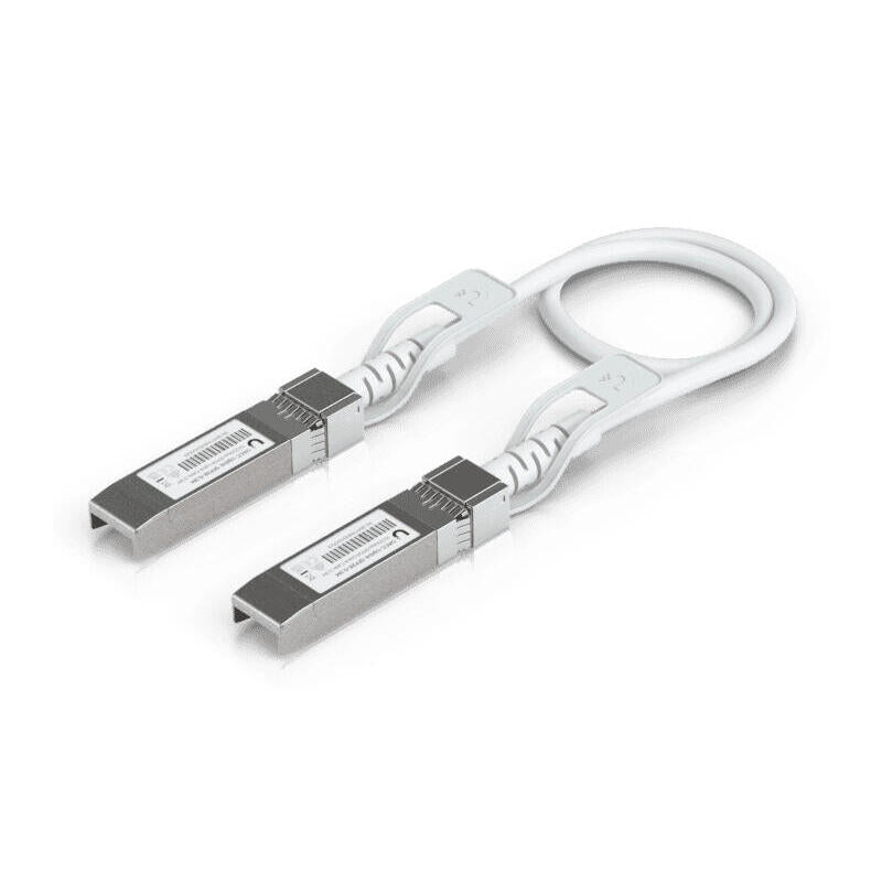 Cable De Enlace Ascendente Ubiquiti Unifi Sfp28 Blanco, 0,3 Metros Uacc-Uplink-Sfp28-0.3m