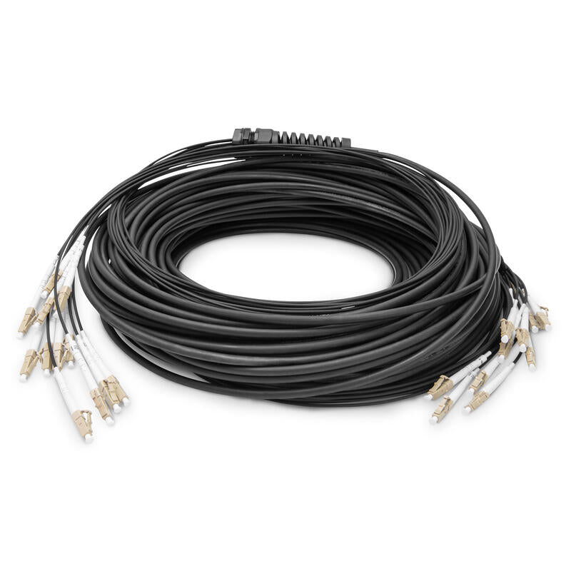Cable De Fibra Óptica Digitus Lc->Upc 50m Preconfeccionado Om4 12