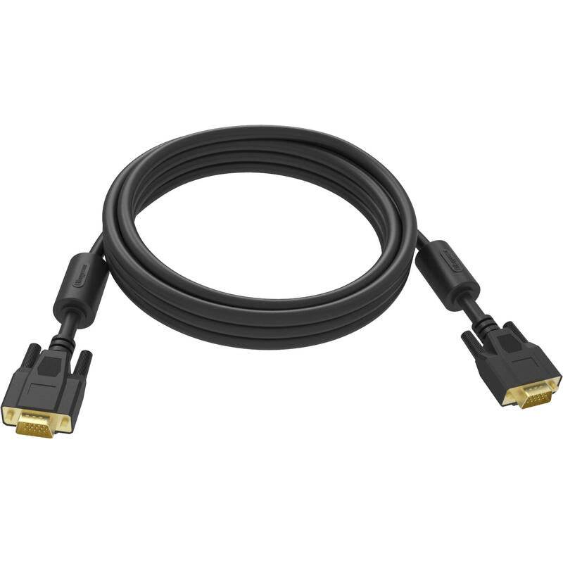 Cable De Instalación Profesional De Conexión Vga De Vision Garantía Durante Toda La Vida Útil Del Producto Conectores Chapados En Oro Núcleos De Ferrita En Ambos Extremos De Vga (Macho) A Vga (Macho) Diámetro Exterior: 8 0 Mm 28 Awg 10 M N