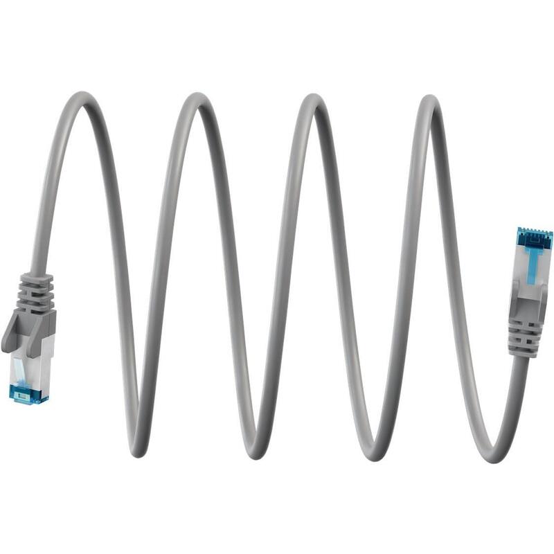 Cable De Red Cat6a 10m Ultraflex Gr S Ftp Pimf Cu Lszh-Tpe Gris