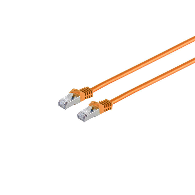 Cable De Red S/Ftp Cat 7 Naranja 1,0m