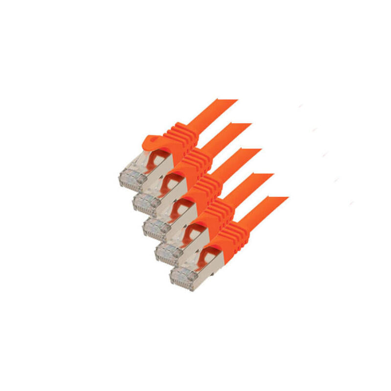 Cable De Red S/Ftp Cat 7 Naranja 3,0m
