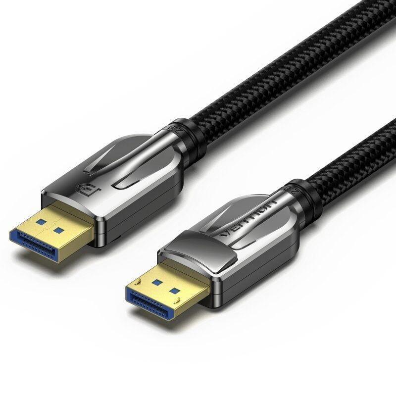 Cable Displayport 2.1 16k Vention Hgabi Displayport Macho Displayport Macho 3m Negro